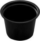Actual product image Antalis Dressing Cups 30ml/1 oz Ø44x30mm black PP 250pcs/Pack - (250 pcs.)