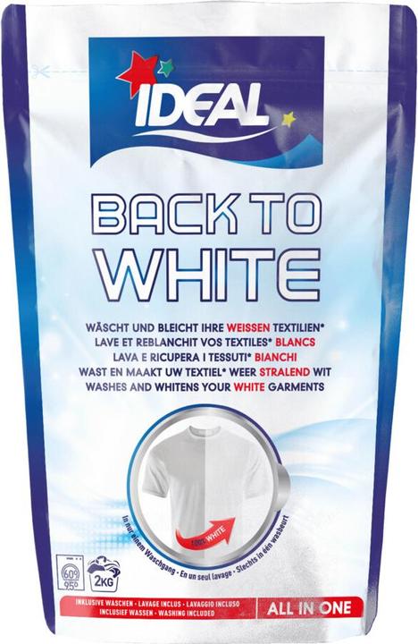 Produktbild Ideal / Eswacolor Back 2 White (1 Waschgänge, Waschpulver)