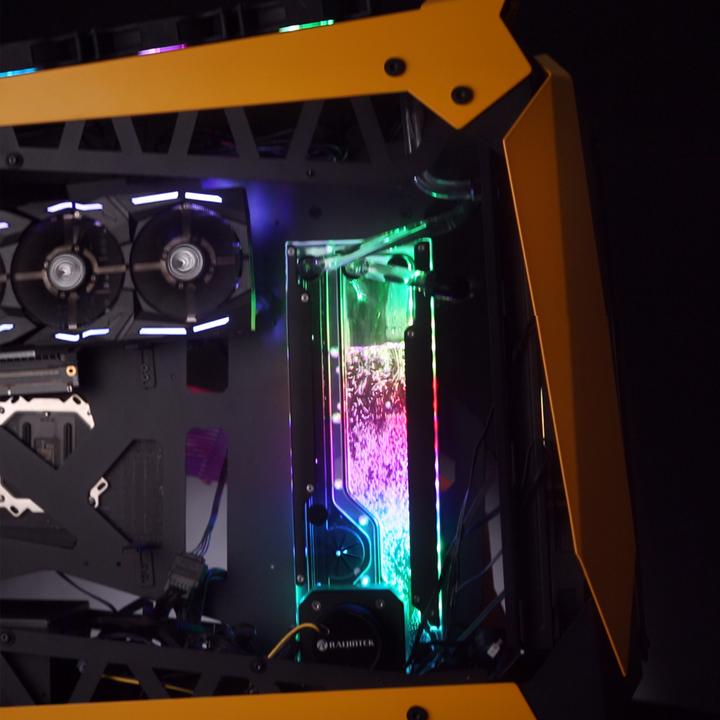 Produktbild Raijintek ACHERON 360 RBW Distro Plate - Acryl, D-RGB