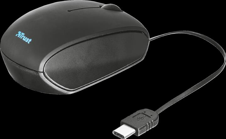 Produktbild Trust USB-C Retractable Mini Mouse (Kabelgebunden)