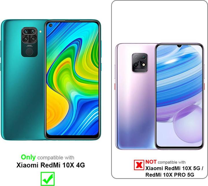 Immagine prodotto Cadorabo Custodia per Xiaomi RedMi 10X 4G universale (Xiaomi Redmi 10X)