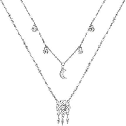 Brosway Charming steel necklace Dream catcher Chakra BHKN066