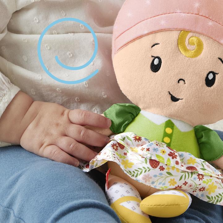 Produktbild Fisher-Price Schmusepuppe mit Regenbogen-Beissring