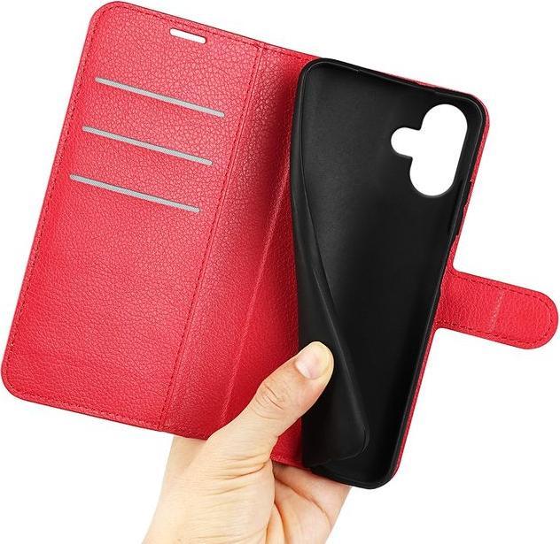 Actual product image MU Classic Litchi Leather Bookcover Series (Apple iPhone 16)