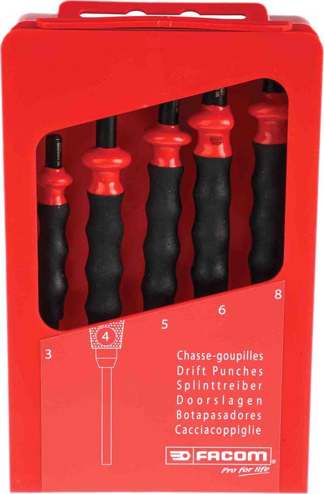 Actual product image Facom 249.GPB Pin punch set 5tl