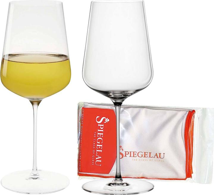 Actual product image Spiegelau Universal glasses + polishing cloth Definition (55 cl, 2 Glasses, White wine glasses)