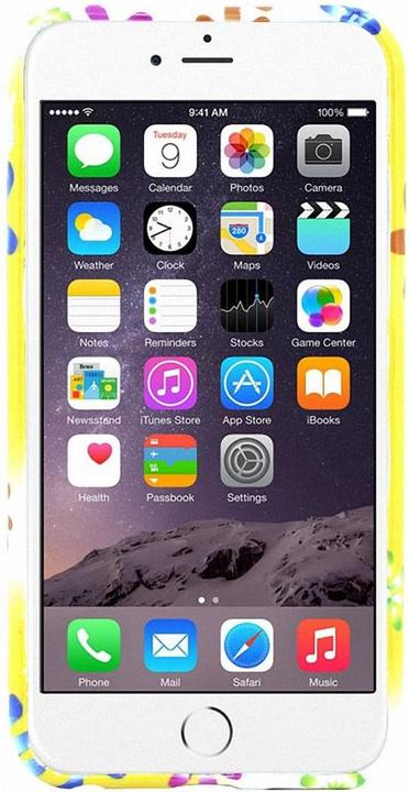 Produktbild König Design Schutzhülle Handytasche Etuis TPU für Handy Apple iPhone 6 Plus Motiv Bunte Blumen (Apple iPhone 6 Plus)