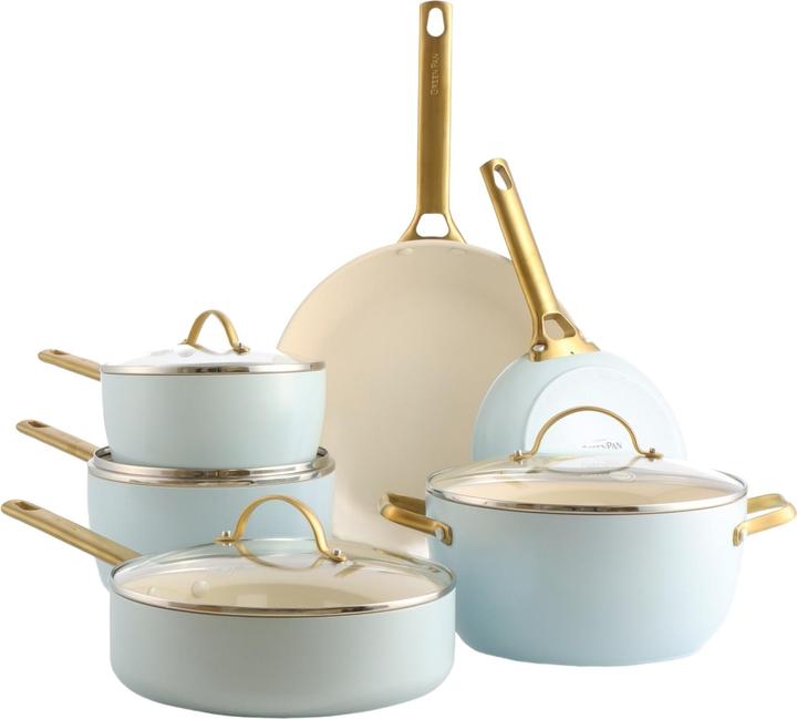 Greenpan Set de casseroles et poêles Padova (Ensemble de casseroles et de poêles de cuisson, Aluminium)