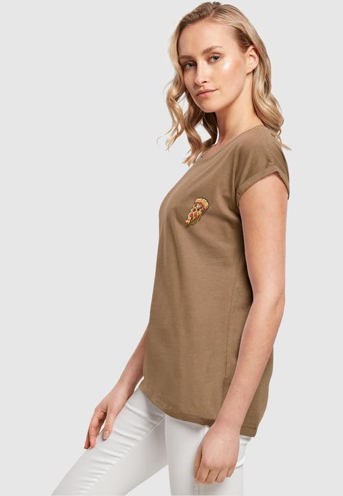 Image du produit Merchcode Tee-shirt femme Pizza Comic à l'épaule étendue - 116357 (S)
