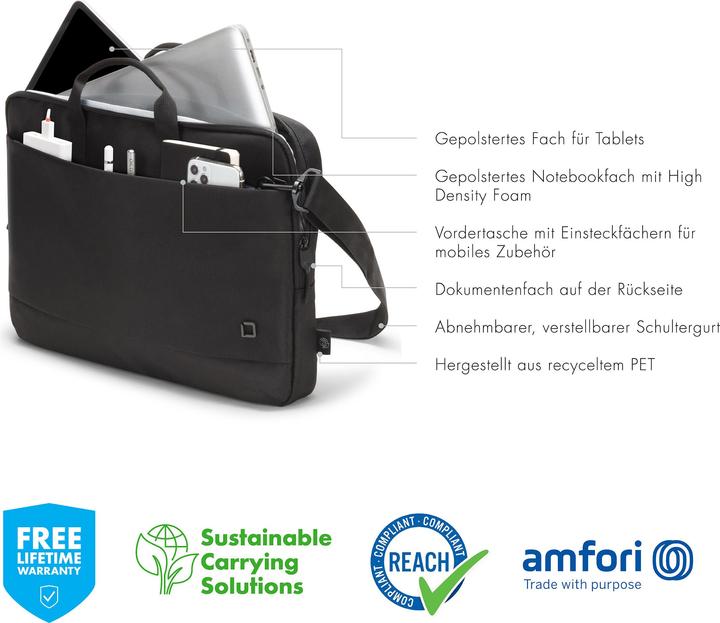 Produktbild Dicota Eco Slim Case Motion (15.60", Universal)