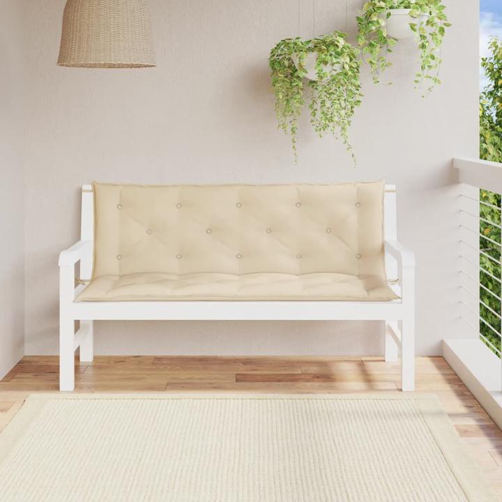 Produktbild VidaXL Gartenbank-Auflagen 2 Stk. O x ford-Gewebe (150 x 50 x 7 cm)