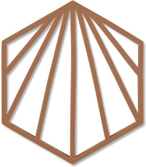 Image du produit Zone Denmark Zone Pot Coasters Shell Cinnamon (1 x, Dessous de poêle)