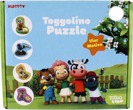 Besttoy Toggolino - Holz Puzzle Set - 4 Motive (4 Teile)