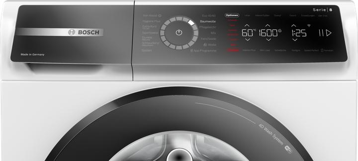 Produktbild Bosch Hausgeräte Serie 8, Waschmaschine, Frontlader, 9 kg, 1600 U/min., WGB246071 (9 kg, Links)