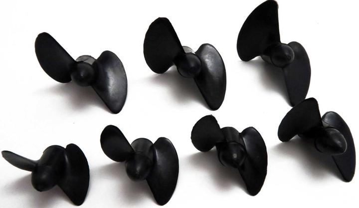 Produktbild Super rennschraube "x" rechts 2-blatt m4 gfk ø37,5x60x1,6 hochleistungs-rennschraube