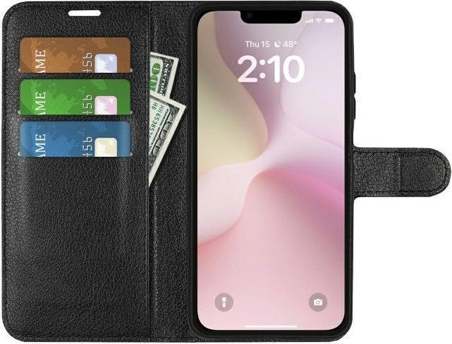 Actual product image MU Classic Litchi Leder Bookcover Series (Apple iPhone 16e)