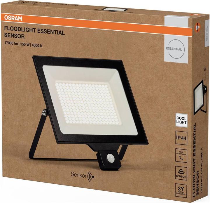 Image du produit Osram Floodlight Essential Sensor 150W 4000K 4099854429958 LED-Aussenstrahler mit (15000 lm, IP44)