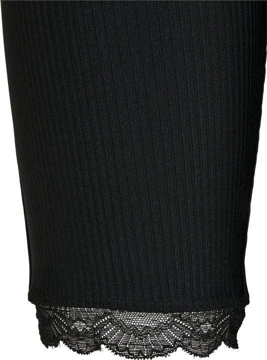 Image du produit Urban Classics Ladies High Waist Rib Lace Hem Cycle Shorts (M)
