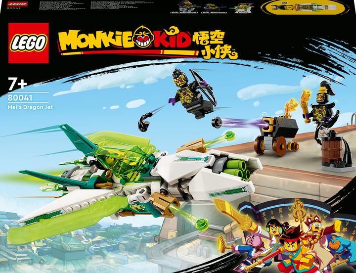 Actual product image LEGO Monkie Kid Mei's Dragon Jet (80041, LEGO Monkie Kid)