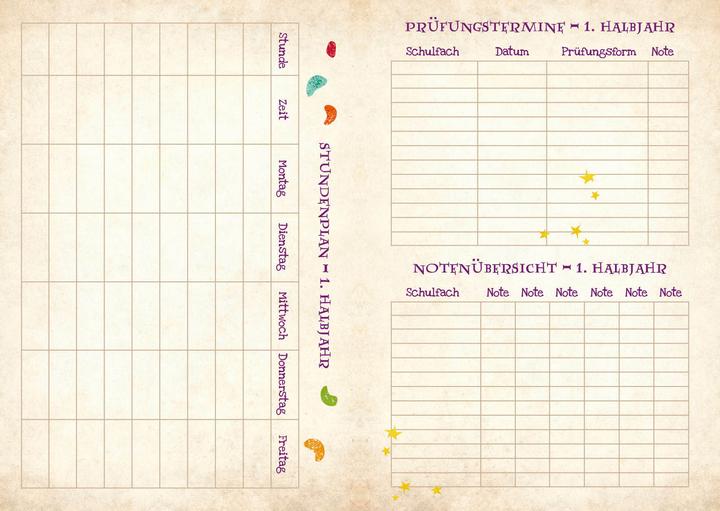 Valeurs nutritives et ingrédients AGENDA HARRY POTTER 2024/2025 (15,5 x 21 cm, Couverture rigide, Allemand)