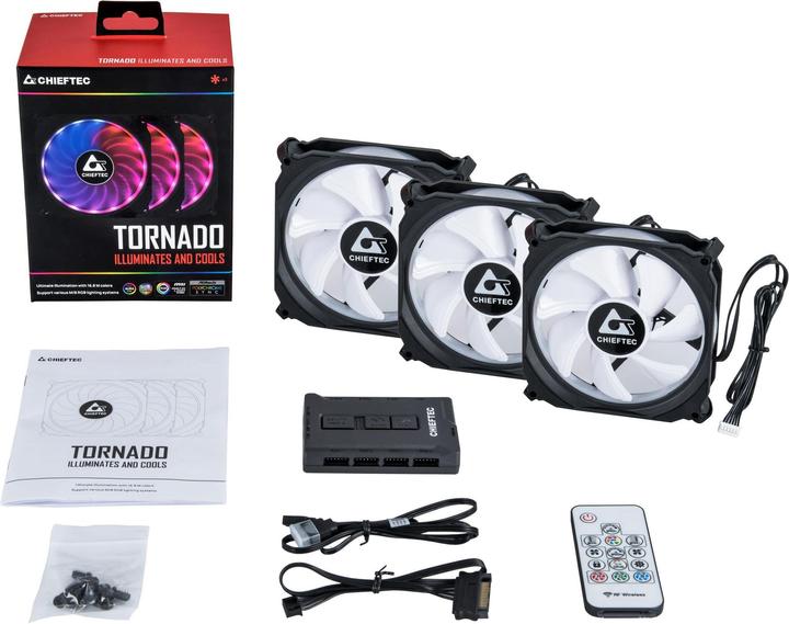 Image du produit Chieftec CF-3012-RGB (120 mm, 3 x)