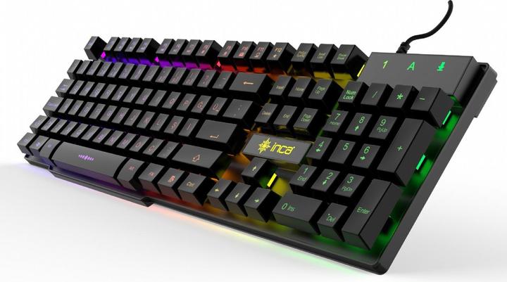 Produktbild Inca Rainbow Effect Mechanical Feel Gaming Keyboard (DE, Kabelgebunden)