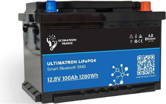 Produktbild Ultimatron ULS-12V-100Ah-PRO-LN3 LiFePO4 Versorgungsbatterie (12.80 V, 100 Ah)