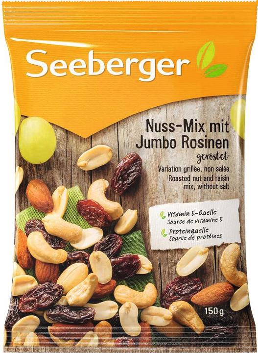 Seeberger Nuss-Mix mit Jumbo Rosinen (150 g)