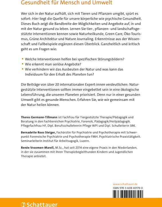 Produktbild Naturgestützte Interventionen (Deutsch, Renée Vroomen-Marell, Bernadette Roos Steiger, Theres Germann-Tillmann, 2024)