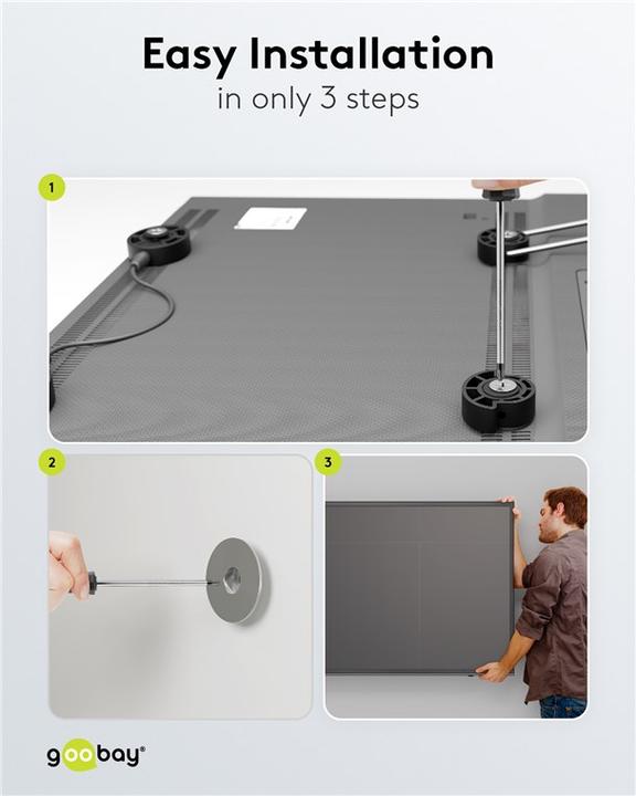 Image du produit Goobay EasyMount (Mur, 70", 50 kg)