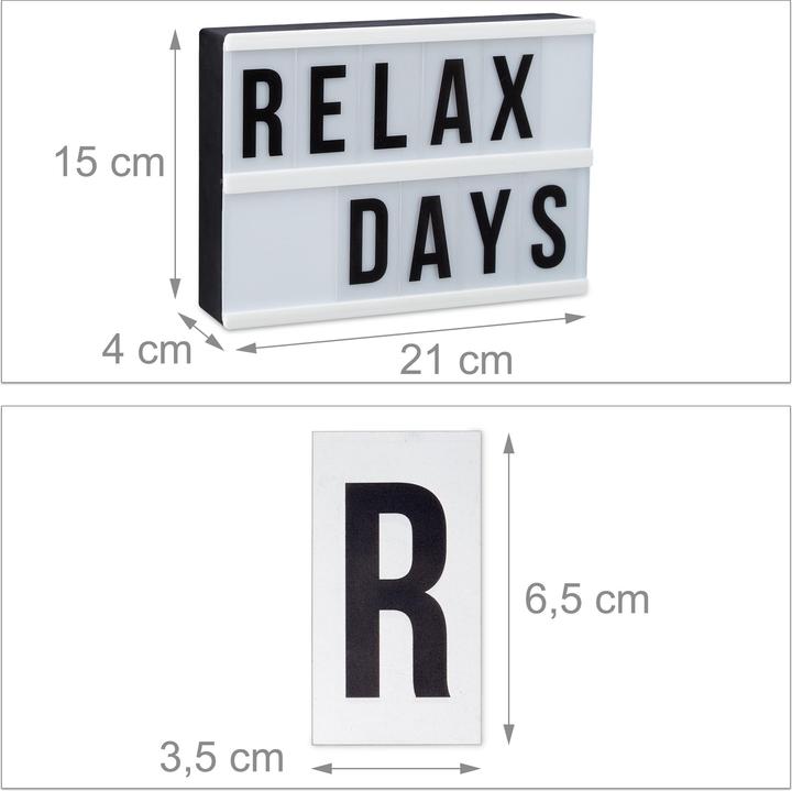 Image du produit Relaxdays Boîte à lumière