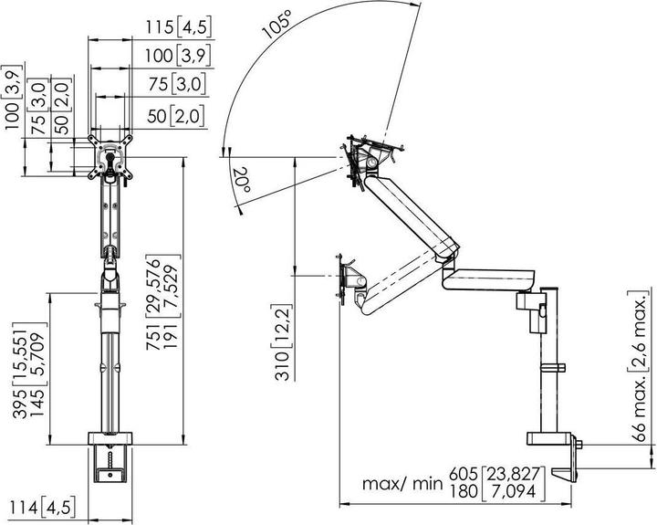 Immagine prodotto Vogels Pro Motion 4137 (Tavolo, 42.99")