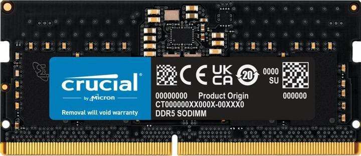 Produktbild Crucial Pamięć do notebooka DDR5 SODIMM 8GB/5600 CL46 (16Gbit) (1 x 8GB, 5600 MHz, DDR5-RAM, SO-DIMM)