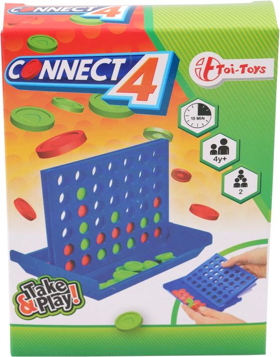 Toi-Toys Verbinden Sie 4 Spiel (Deutsch, Französisch, Schweizerdeutsch, Italienisch, Englisch)