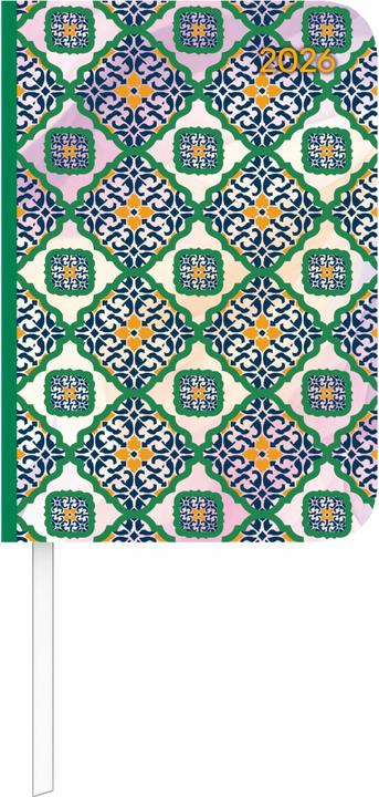 Produktbild Alpha Edition Lady Journal Mini Oriental 2026 - Taschen-Kalender 8x11,5 cm - Muster - Weekly - 144 Seiten - (Deutsch)