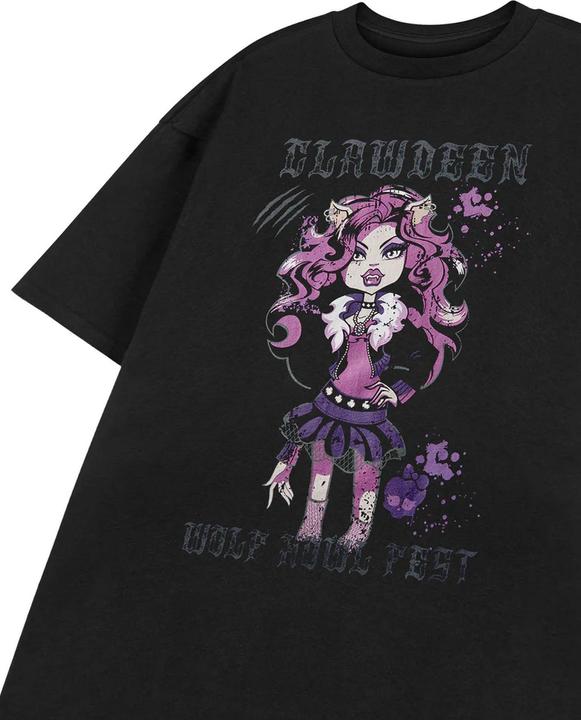 Immagine prodotto Monster High Howl Feet Maglietta Maniche Corte Donna (XL)