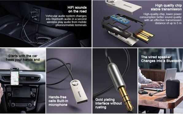 Actual product image Baseus BA01 (Receiver)
