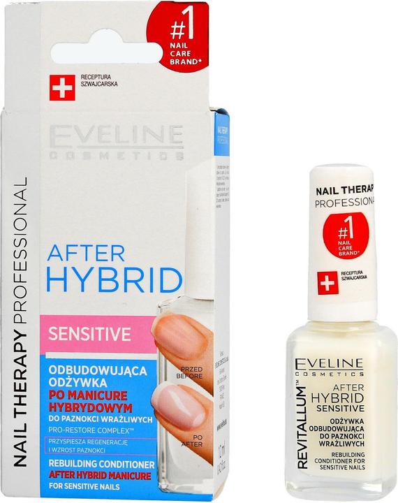Produktbild Eveline Revitallum After Hybrid Sensitive restorative conditioner for sensitive nails 12ml (12 ml)