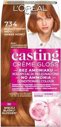 Immagine prodotto L'Oréal Paris L'OREAL Casting Creme Gloss farba do włosów 734 Bursztynowy Miód (734 Ambra Miele)