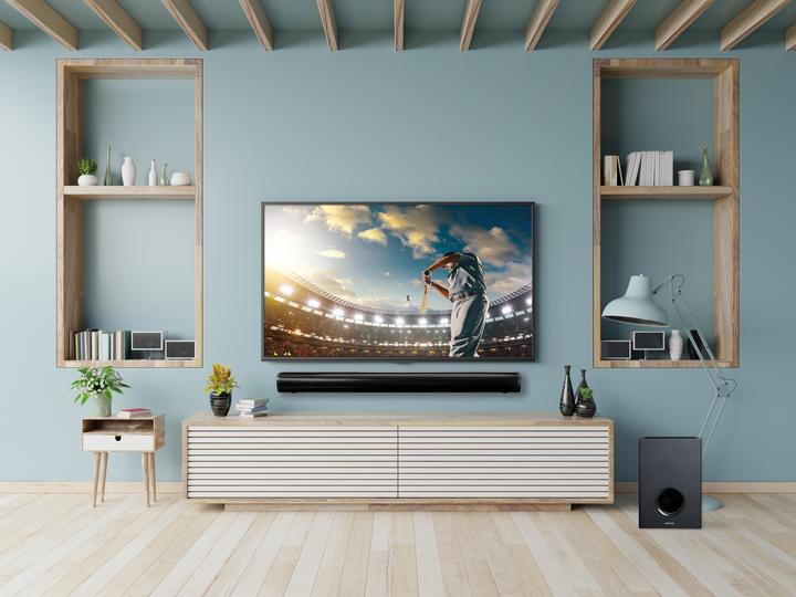 Actual product image Lenco SBW-801BK Bluetooth Soundbar (70 W, 2.1 Channel)