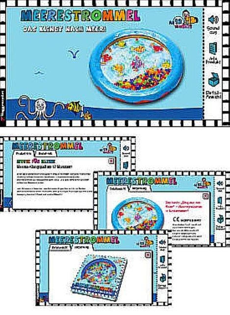 Produktbild Musik für Kleine Meerestrommel Musikspielzeug für Kleinkinder und Babys ab 1 Jahr - 18 (Deutsch, Spanisch, Französisch, Niederländisch, Italienisch, Englisch)