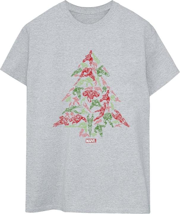 Avengers Christmas Tree TShirt (S)