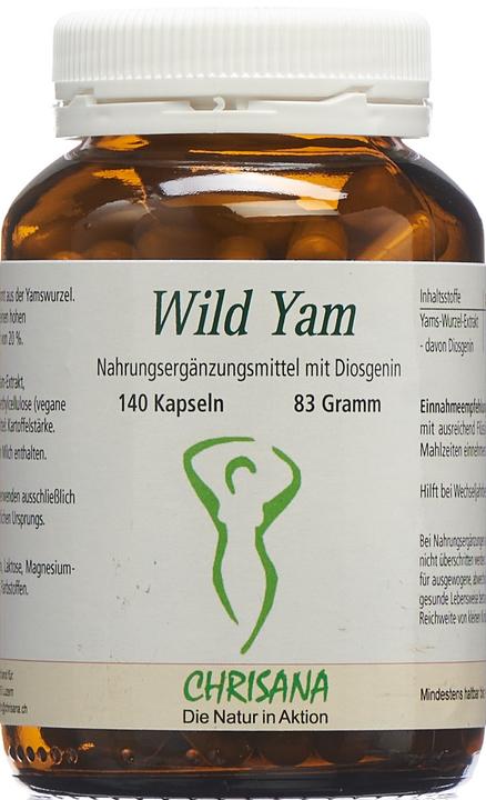 Actual product image Chrisana Wild Yam Extrakt Kapsel (140 Piece, Capsules, 222 g)
