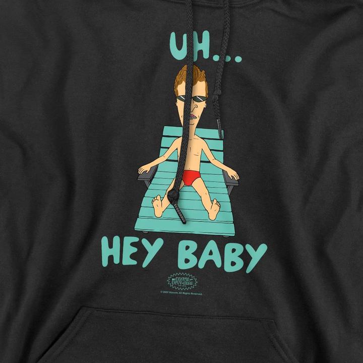 Immagine prodotto Universal Textiles Uh Hey Baby Felpa con Cappuccio Uomo (L)
