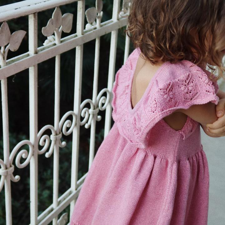 Produktbild Konges Slojd Cabby StrickKleid Powder (134, 140)
