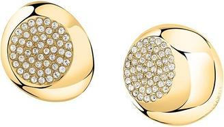 Trussardi - Original gold-plated T-Design steel earrings TJAXC98 (Stahl)