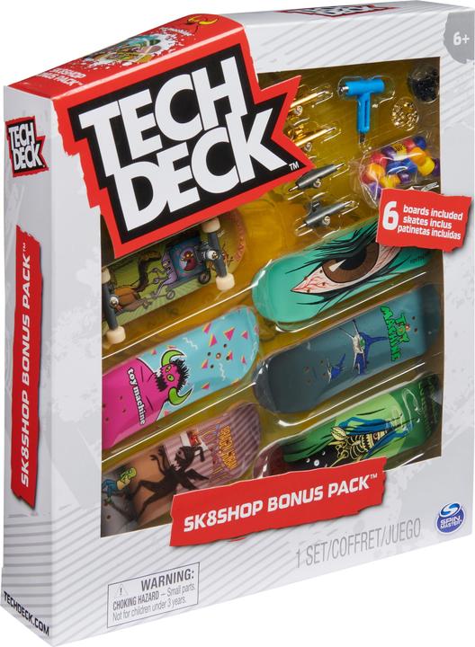 Actual product image Spin Master Tech Deck - Skate Shop Bonus Pack 6-Pack