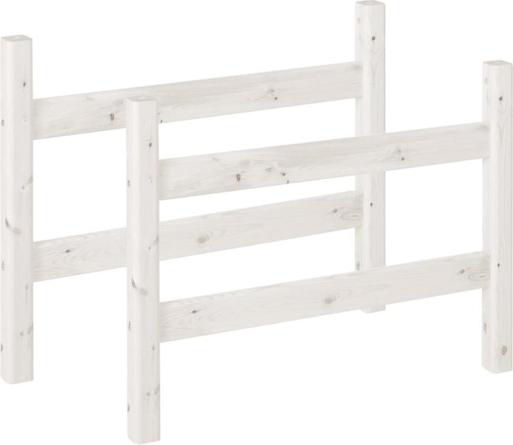 Flexa Classic Pfosten für Mittelhochbett Weiss