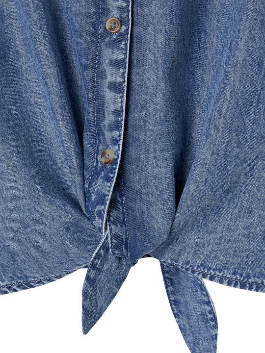 Immagine prodotto Vertbaudet Mädchen Jeansbluse zum Binden (92)
