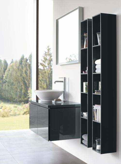 Produktbild Duravit Regalelement L-CUBE 180x180x1000mm nussbaum gebürstet